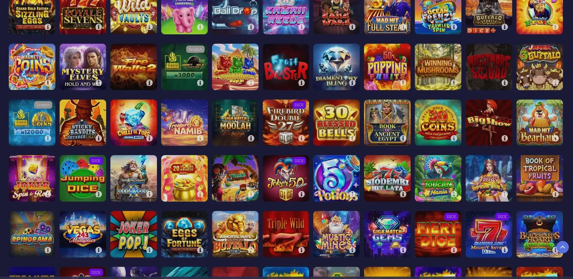 Glorion Casino Login Bildschirm mit Bonusangebot